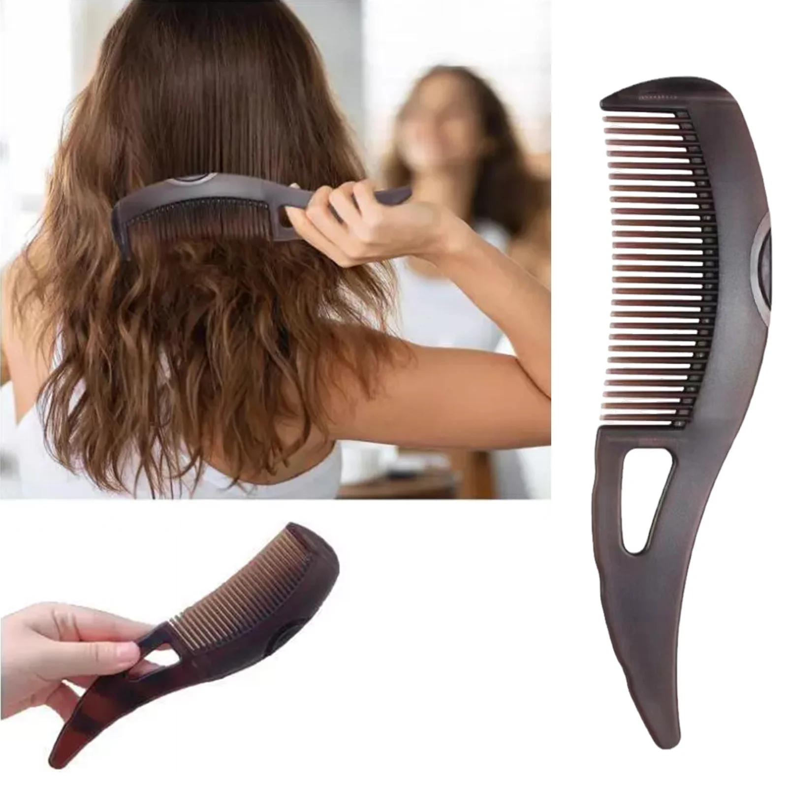 Dandruff Removal Scalp Hair Combs Hair Dressing Comb Self-Cleaning Anti-Static Massage brushes Hair Care Styling tools