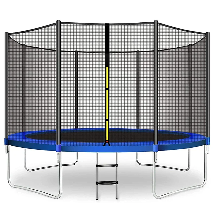 Trampolines Garden Park Large Round Children's Outdoor Trampoline for Kids with Enclosure Net