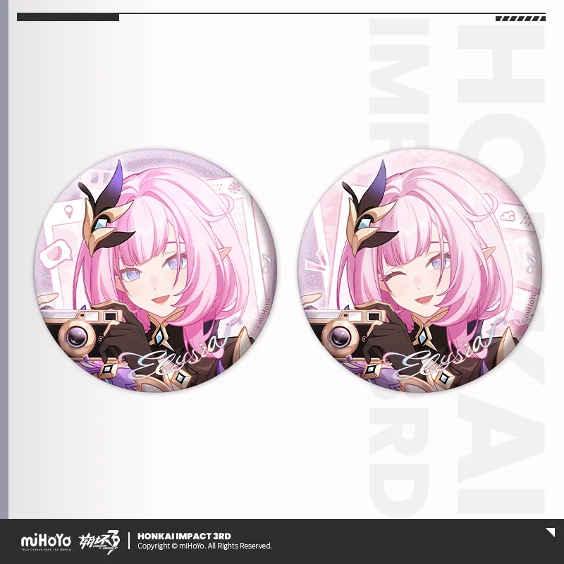 Sunsyea Honkai Impact 3rd oficial Merch miHoYo Original auténtico BMLC serie insignia tarjetas Elysia