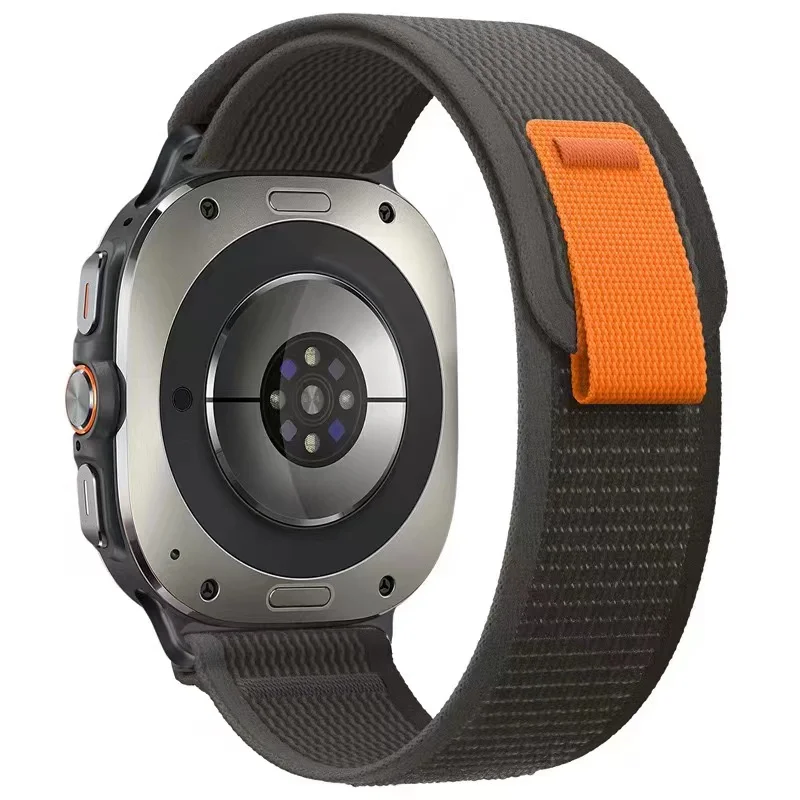 Wilddiameter pulseira de nylon com fivela, pulseira de relógio para Samsung Galaxy Watch 7 Ultra 47mm Watch8 Ultra2 47mm