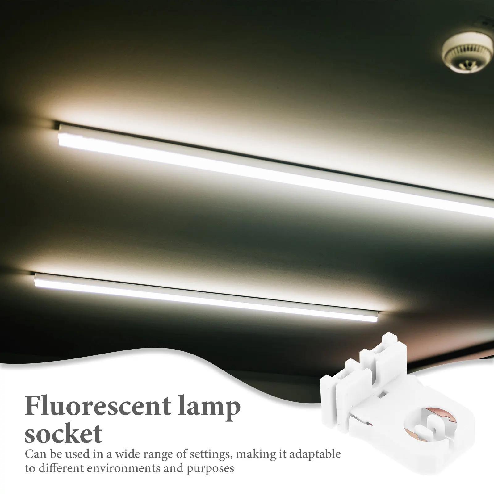 30-個ランプソケット交換用プラグイン-t12-led-チューブホルダー耐久性のある省エネライトホルダーランプソケット交換