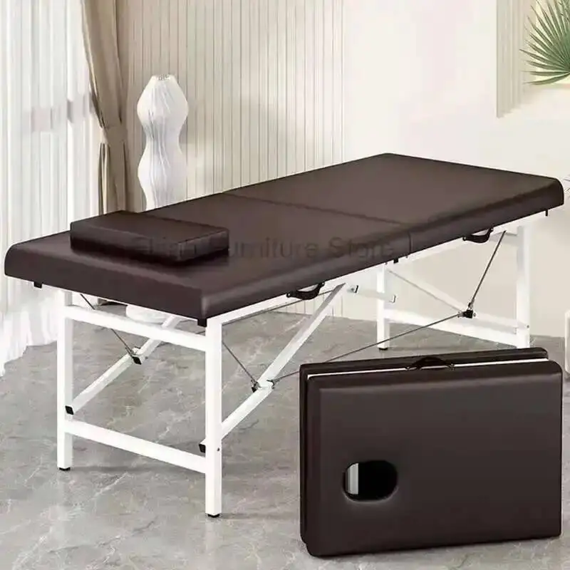 

Foldable Pedicure Bed Facial Tattoo Mattresses Portable Massage Chairs Full Body Spa Camas Portatil Massage Furniture MQ50MB