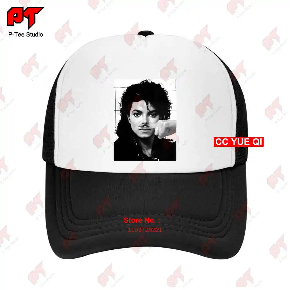 Michael Jackson Finger Horizontal Antenna Moustache Baseball Caps Truck Cap I6FH