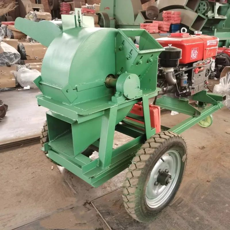 Wood Branches Crusher Machine for Producing Sawdust Wood Crusher Recycling System