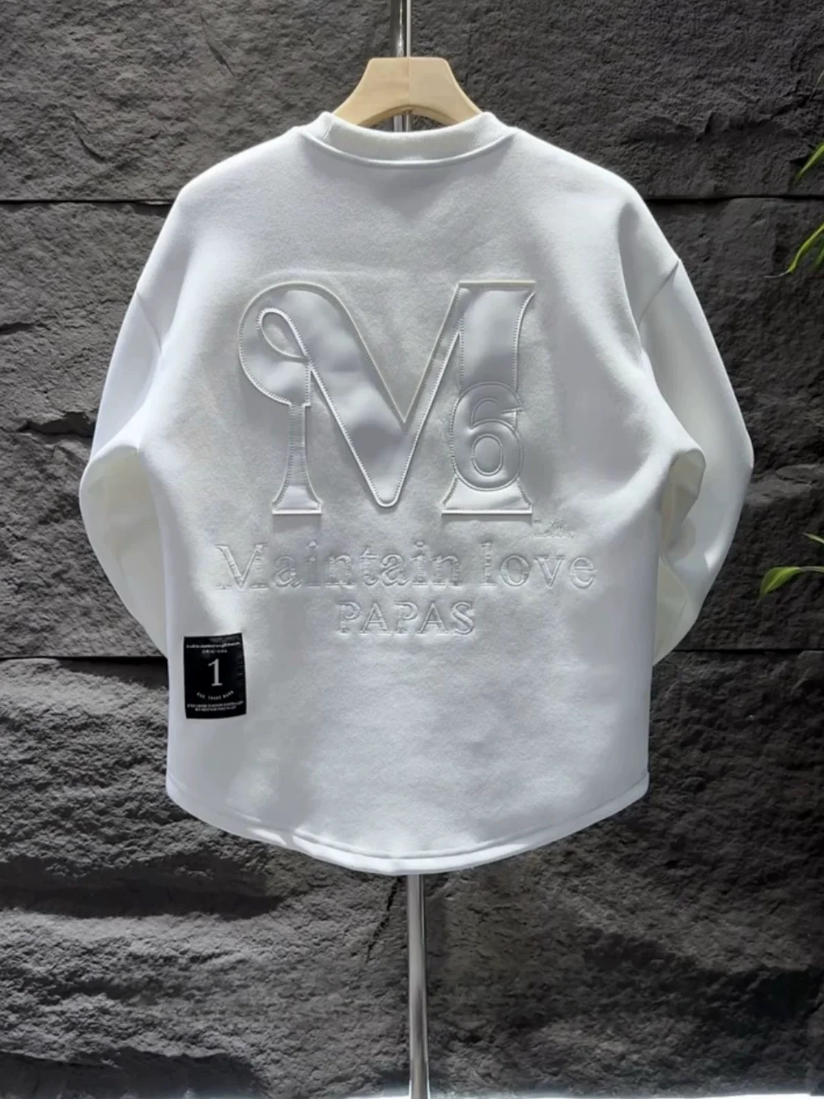 

Новая мужская толстовка на осень-зиму с вышитыми буквами, повседневная, на флисовой подкладке, универсальная, удобная, из хлопка и полиэстера