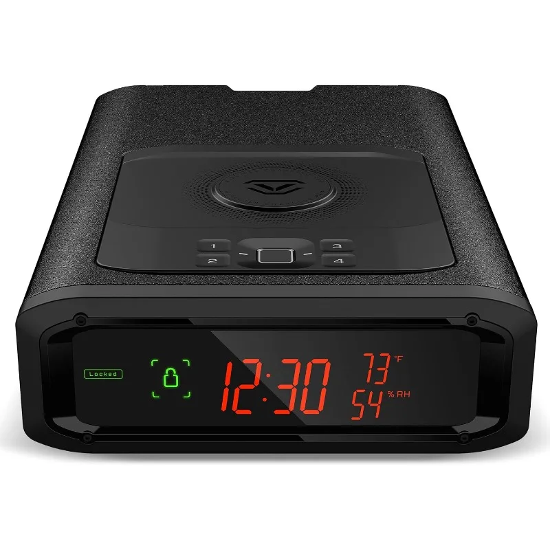 

Smart Station™ Biometric Smart Safe with Built-in Wireless Phone Charger + Auto Open Drawer + Bluetooth Safe Management