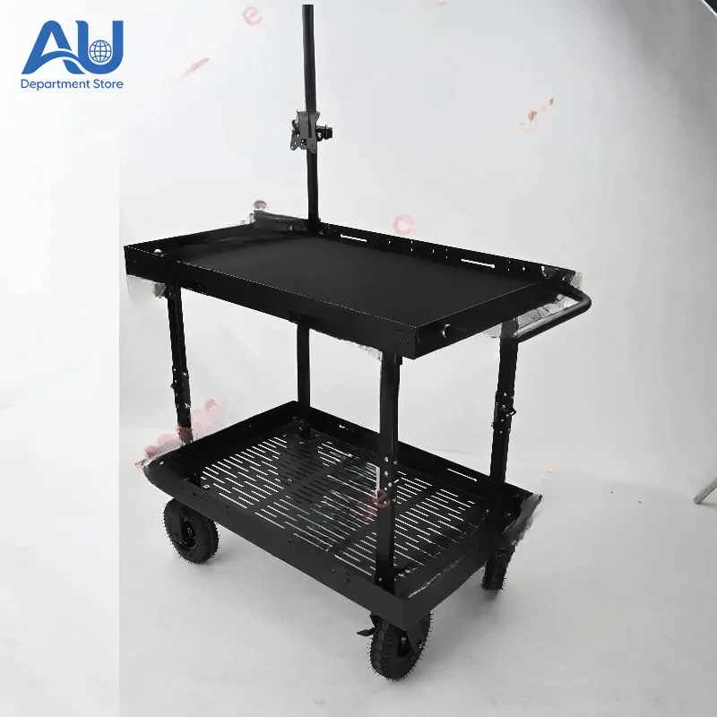 Director's Car Folding Lift Studio Photographic Equipment Trolley Film and Television Crew Multi-function Monitor Folding Car