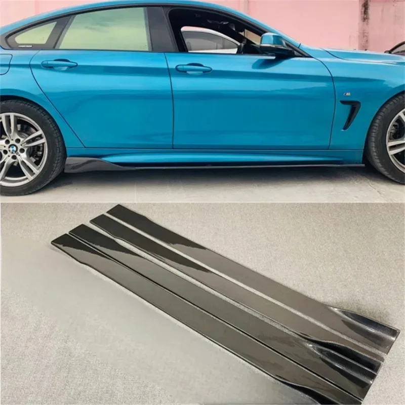 

For BMW M1 M2 M3 M4 M5 M6 GTR23456 ReaI Carbon Fiber Side Skirts Pane Spoiler