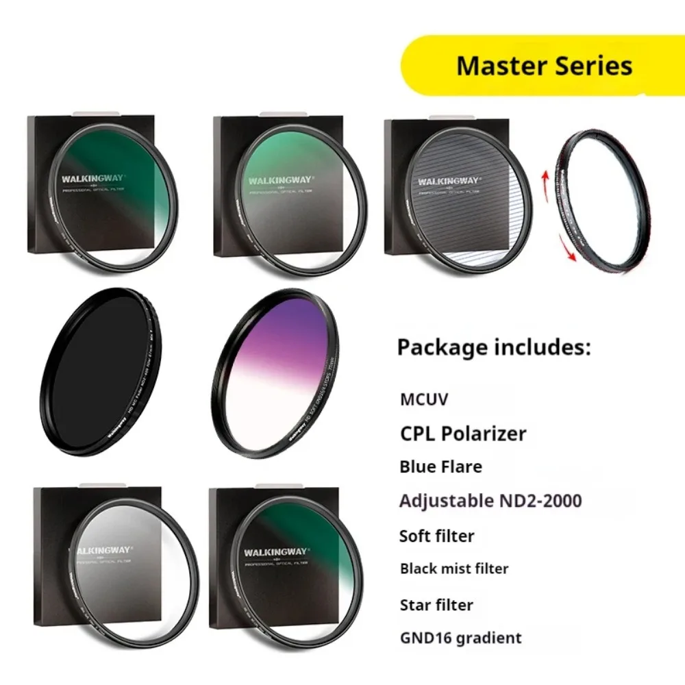 Xiaomi 14 Ultra Phone Lens Filter 67mm Phone Filter Star/Flare/ND/Soft/Black Mist/CPL Filter Walking Way Mobile Phone Filter Set