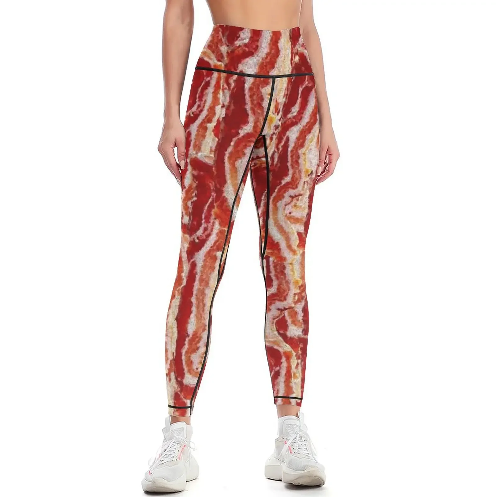 

Fun With Bacon Leggings flared sporty woman gym Jogger pants push up tights for Womens Leggings