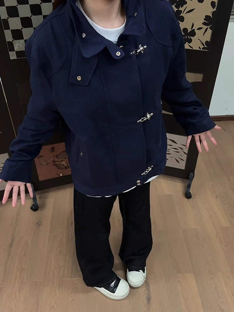 

Olive een ort Flight Jaet, мужская осенняя американская высококачественная рабочая одежда с воротником-стойкой, деконструированная универсальная верхняя одежда