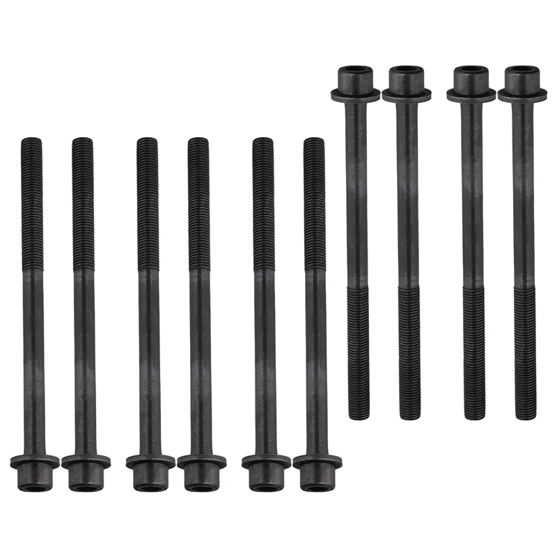 

AB61-10 Pcs Cylinder Head Bolts Set For Ford S-Max Mustang Jaguar Land Rover Mazda CX Volvo S80 1229267 LR025253 1S7G-6065-CA