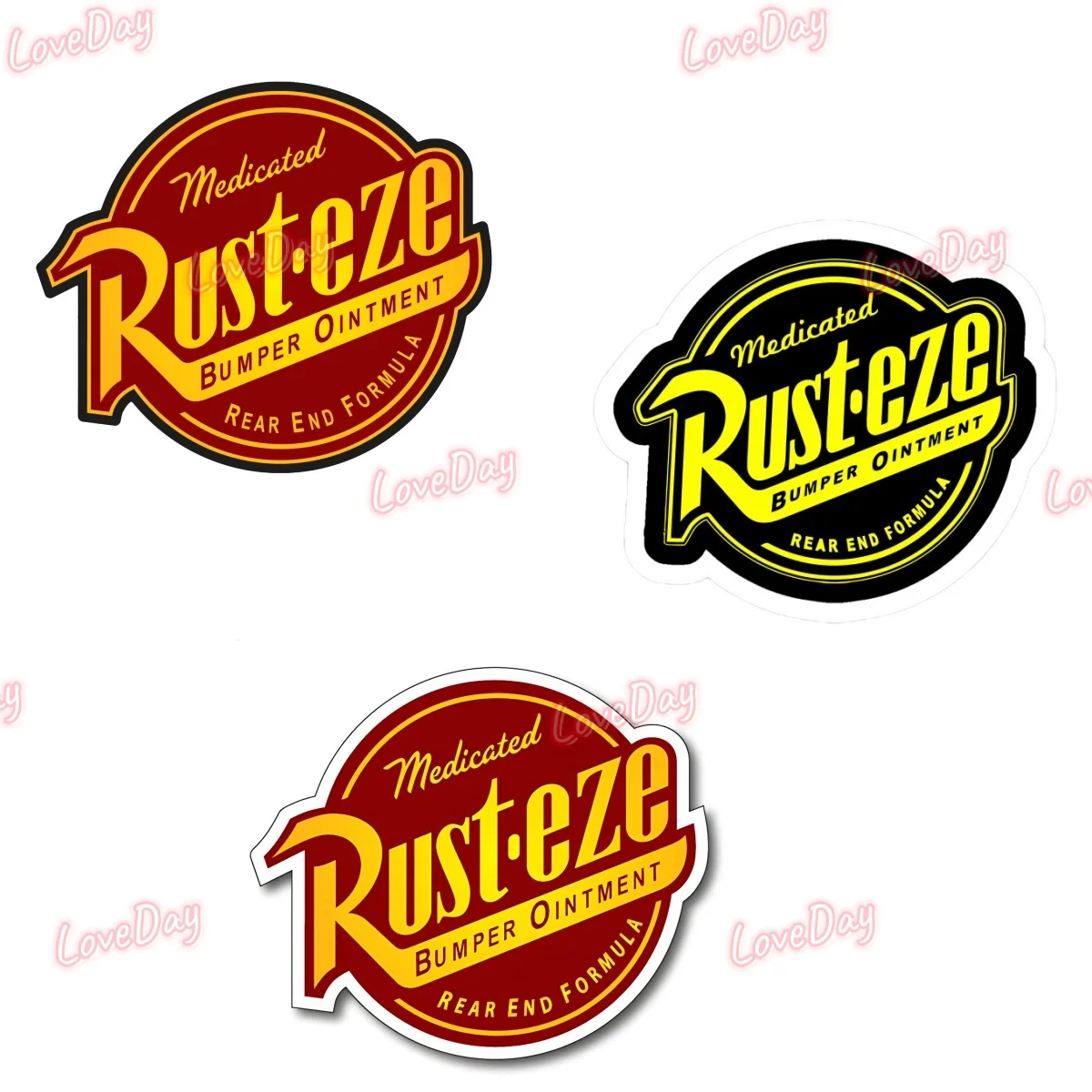 Rust-eze Sticker Vinyl Auto Motorcycles Creative Car Assessor Logo Mobile Device Car Racing Rusteze Suit Toolbox Sticker Decals
