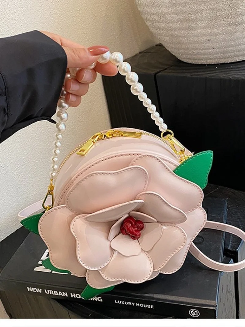 

Flower Cake Design Shoulder Bag Luxury High Quality Leather Women's Handbag Purses Ladies Messenger Bags Fashion Femme Sac