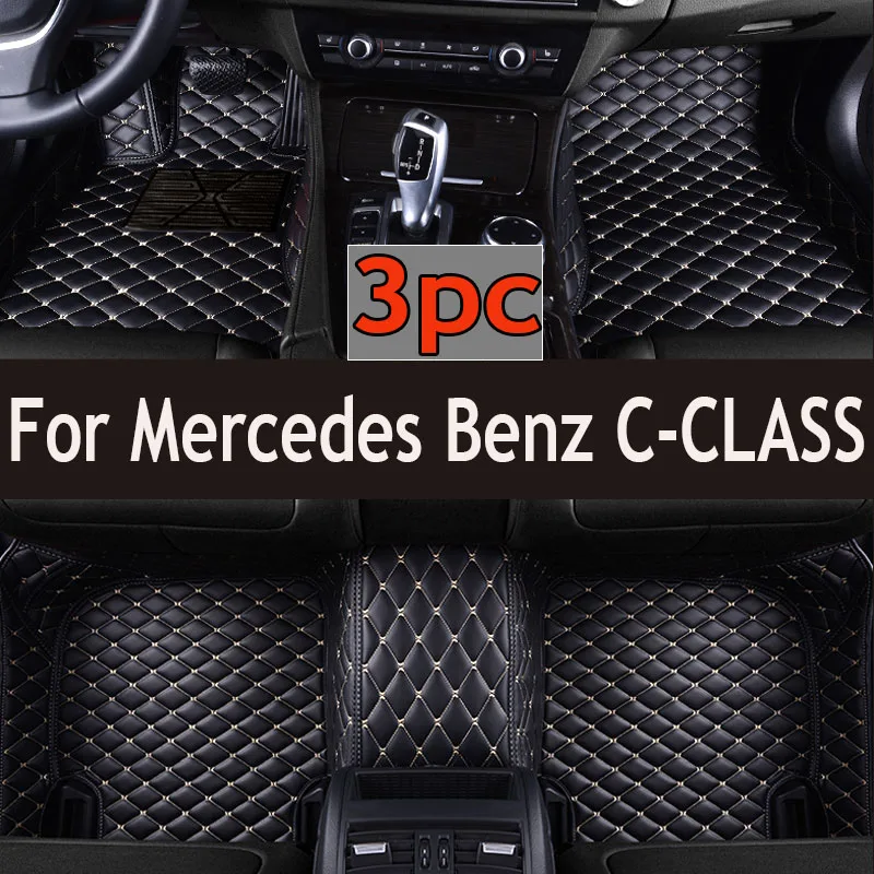 Custom Car Floor Mats For Mercedes Benz C-CLASS W204 W205 W206 C180-C450 Auto Carpets Foot Coche Accessories