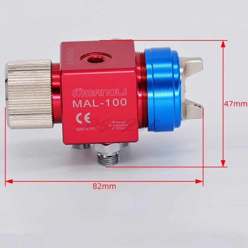 MAL-100 Spray Gun Small and Simple Low-pressure Metal Powder Water-based Paint Rubber Paint Automatic Spray Gun