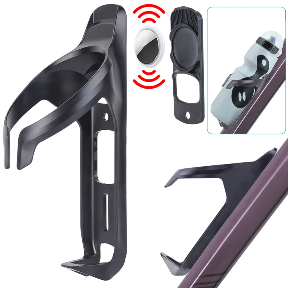 

Bike Bottle GPS Tracker Cage Anti-Theft Bike Water Cup Holder Scratch-Proof Bicycle Water Bottle Cage for Apple AirTag