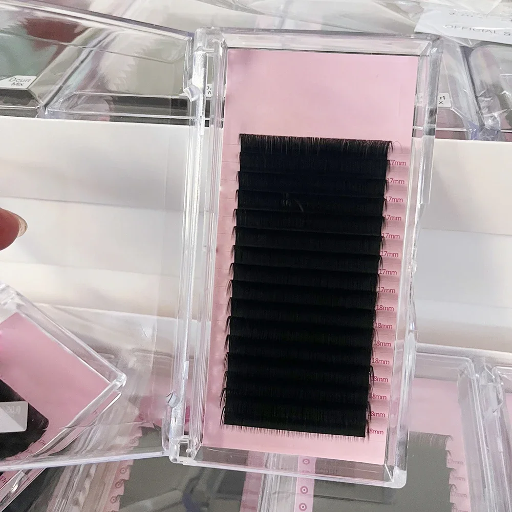 

cashmere lash extensions trays wholesale faux mink eyelash extensions supplier 0.05 volume fluffy lash extensions