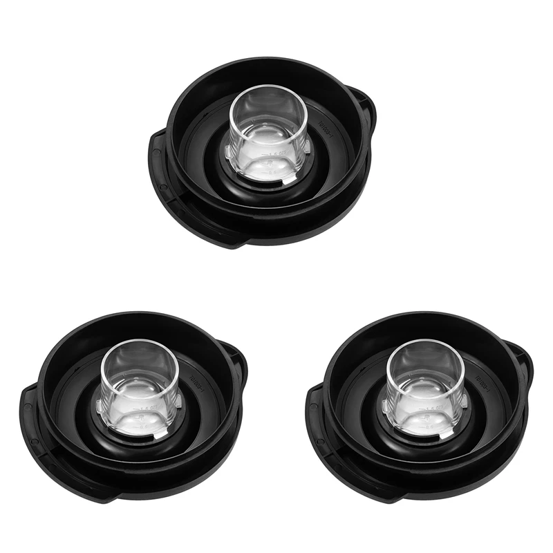 3X 6-Cup Glass Blender Lid Cover For Os-Ter Blender Jar 124461-000-000 Fit For Os-Ter Pro Blenders Lid Replacement Partsglobal S