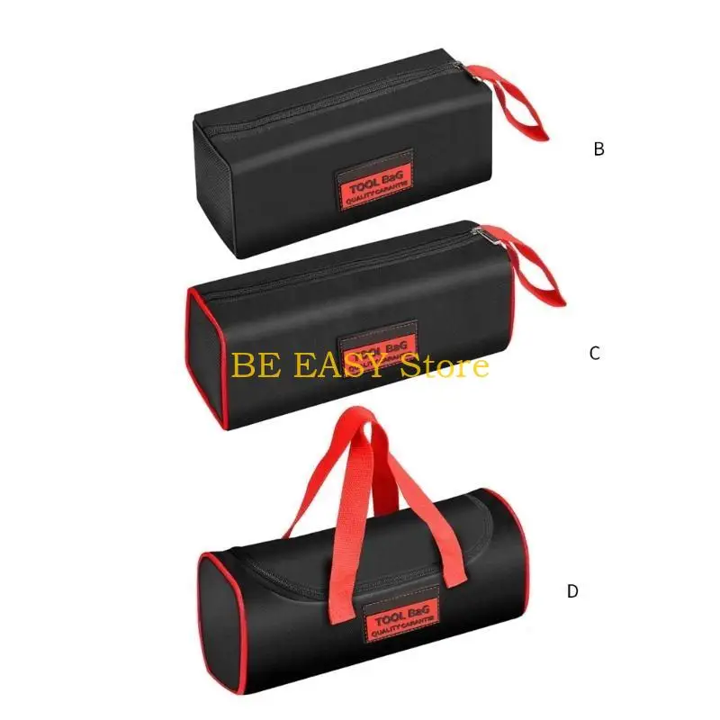 E28F Canvas Tool Storage Bag Tool Storage Bag Waterproof for DIY Projects Repair Work