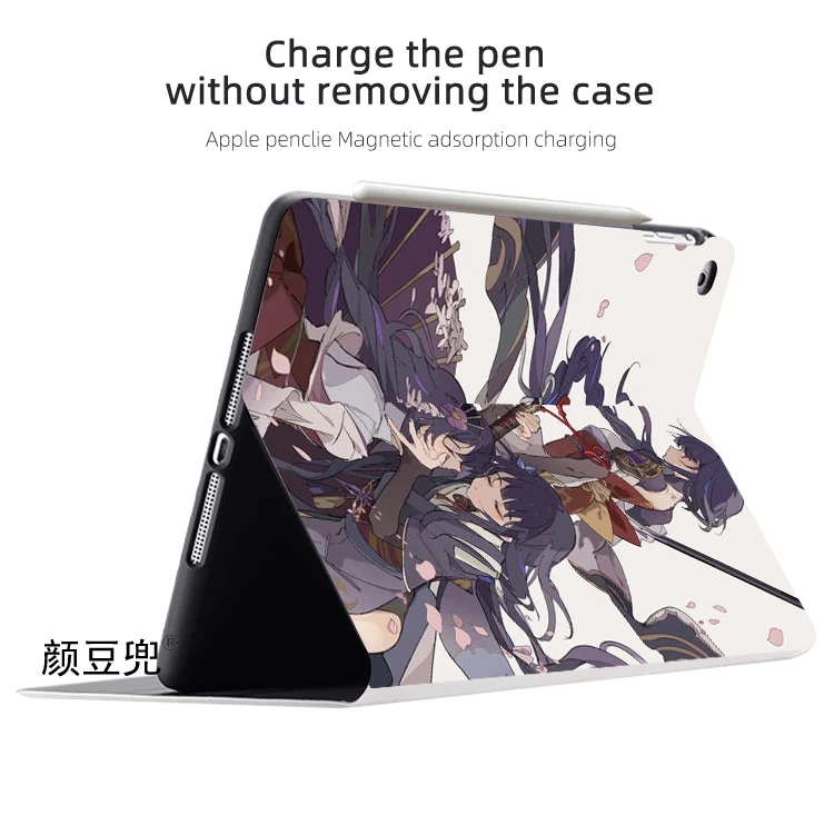 Beelzebul Anime Genshin Impact Case For iPad 10.2 9th 10th Air 3 Mini 6 5 Case Luxury Silicone Pro 12.9  11 inch For Air4 5 Case