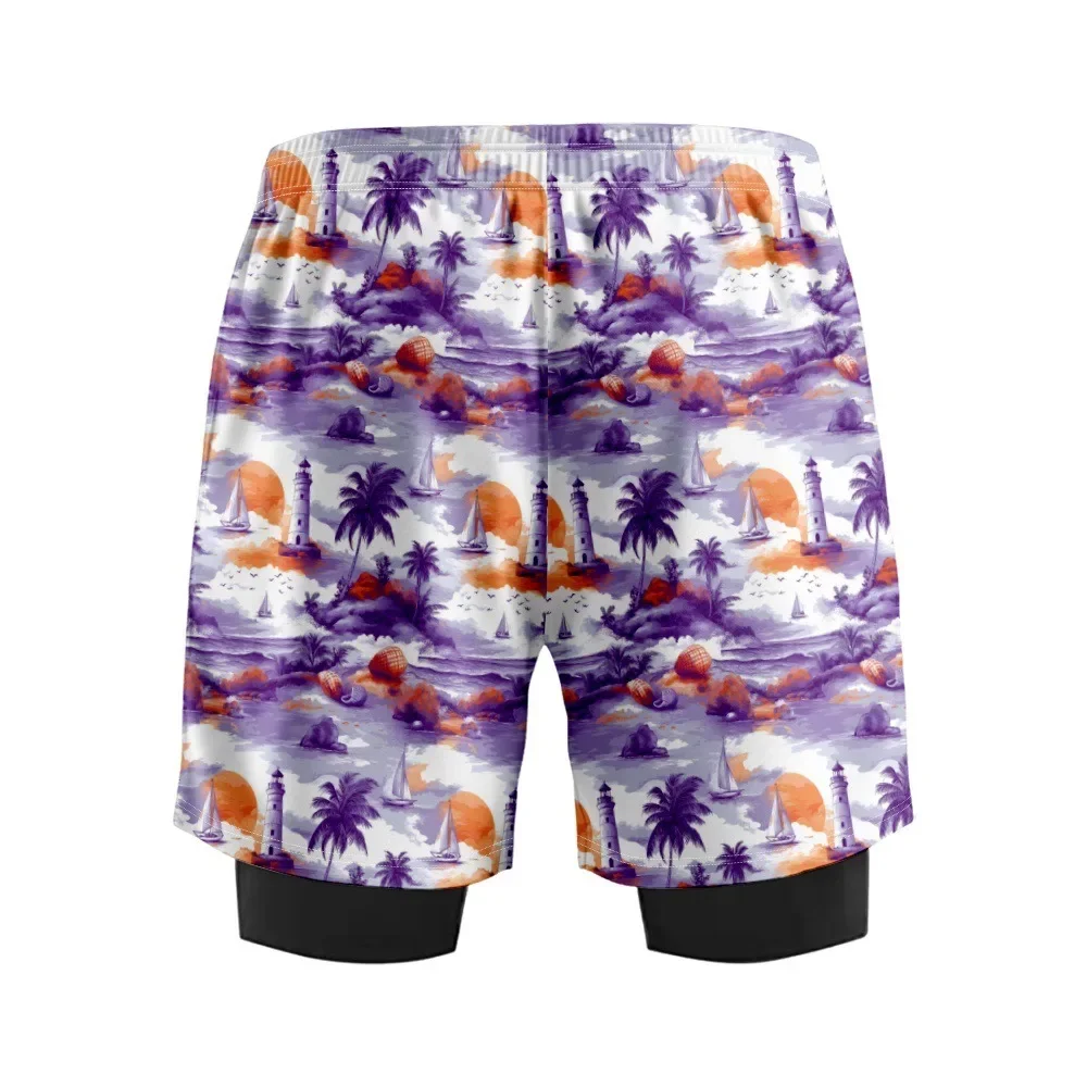 الرجال مجلس الجوارب السراويل سريعة الجافة جزيرة الاستوائية المطبوعة حزب جذوع الصيف الصالة الرياضية إلى الشاطئ خفيفة الوزن تصفح عطلة ملابس السباحة