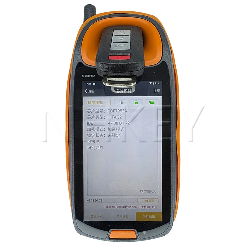 NHEKY สําหรับ Mitsubishi Lancer Outlander 2008-2018 ASX 2013-2015 G8D-644M-KEY-E 433MHz ID46 PCF7952A ชิปสมาร์ท REMOTE Key FOB
