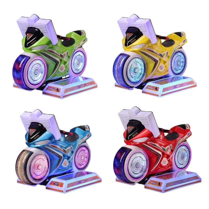 Kids Arcade Game Machine 1-player Electric Motorcycle Coin Operated Racing Car Amusement Centers CE Certificate