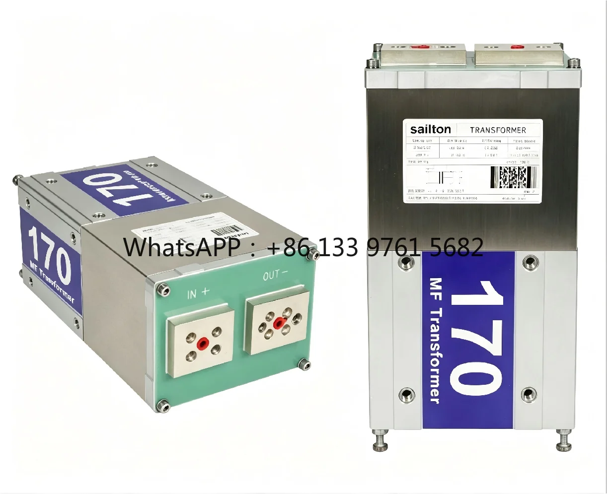 WSQ SAILTON MF Series Robotic Workstation Single Phase 1000Hz 500V Input Aluminum Winding Power Resistance Welding Transformer