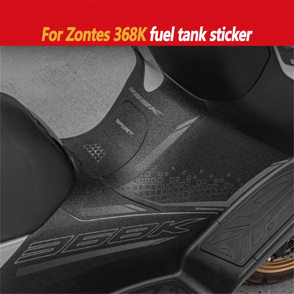 368K fuel tank sticker For Zontes 2024 368K armor sticker body scratch and abrasion protection film sticker modified