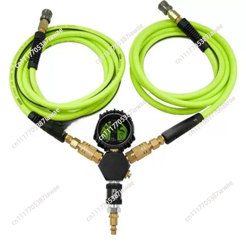 Auto tire inflation digital pressure gauge 150psi pneumatic connector accessories, tracheal hose, tire pressure gauge