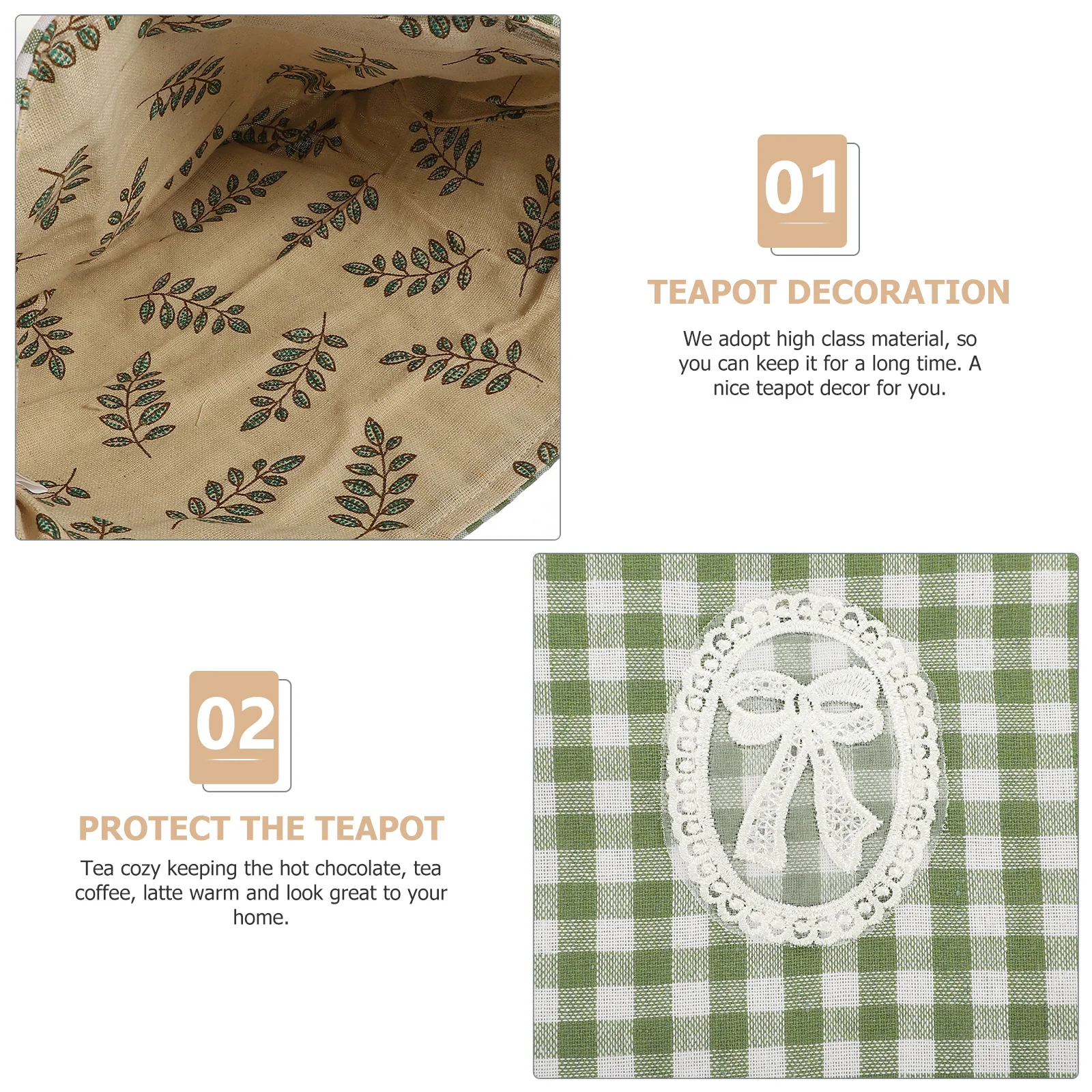 

Tea Pot Cover Large Lightweight Insulated Teapot Warmer Keeper For Home Travel Use Cotton Tea Cozy Kettle Cover