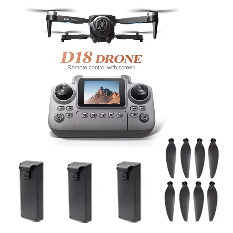 D18 Battery D18 Remote Control RC Drone Spare Parts Battery/Propeller For D18 Screen RC Drone accessory