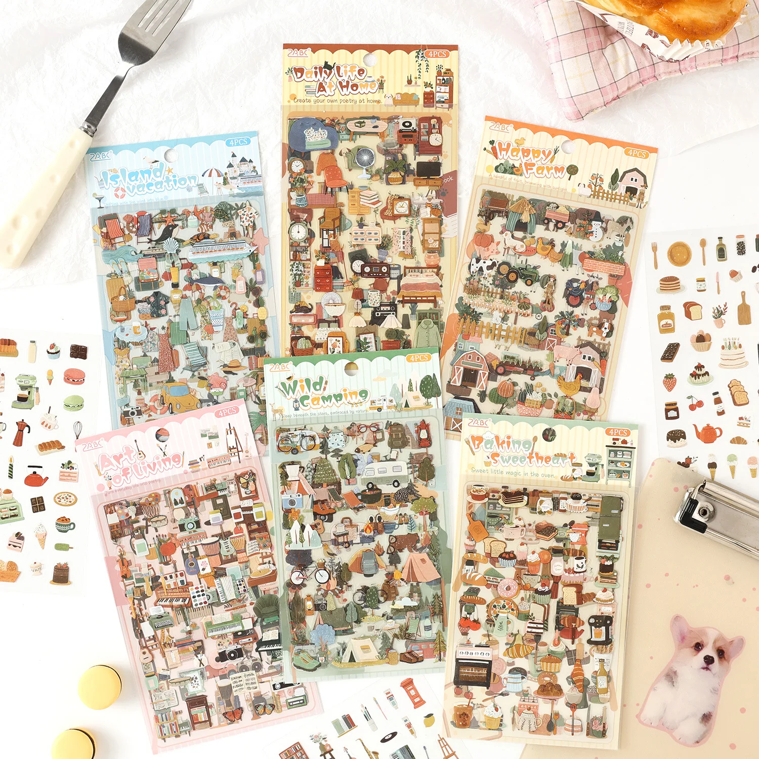 Cute Vintage Magazine Scrapbooking Stickers Pack DIY Junk Journal Decor Album Diary Craft Stationery Supplies
