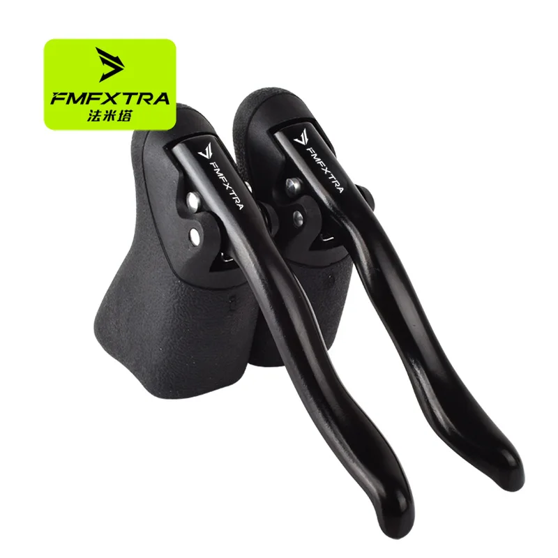 

1 Pair Bicycle Brake Lever, V-Brake Handlebar Aluminium Alloy Bike Brake Handle Universal 2.2/2.3cm for Most Bicycle Road Bike