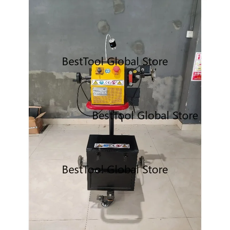 Workshop Equipment, Car Disc Positioning D-e, Yellow Red Brake Lathe, Two In One For Getting On And Off The Car