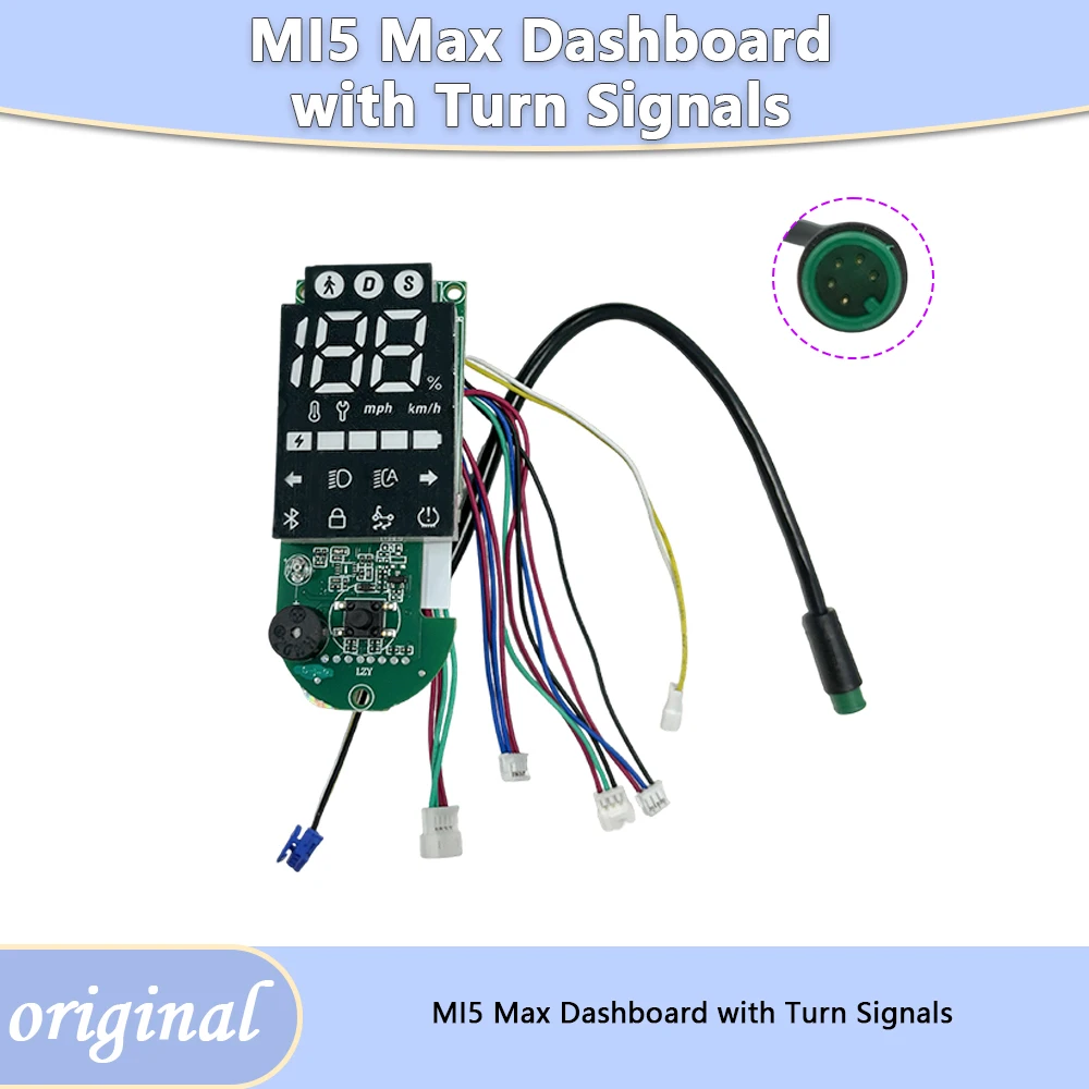​​LED Dashboard Display Board With Turn Signal Light Replacement Parts For XM Mi5 5 MAX Electric Scooter Accessories