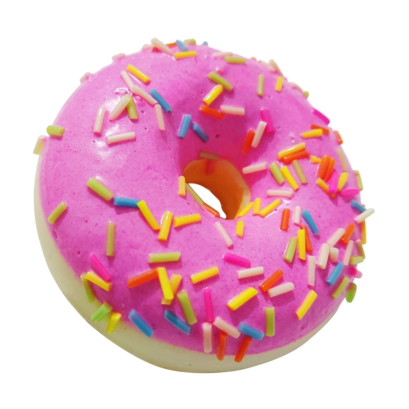 6.2cm/2.4in yenilik oyuncak DIY Donut koni yavaş yükselen ekmek antistres oyuncaklar yetişkin çocuklar için simülasyon kek P31B