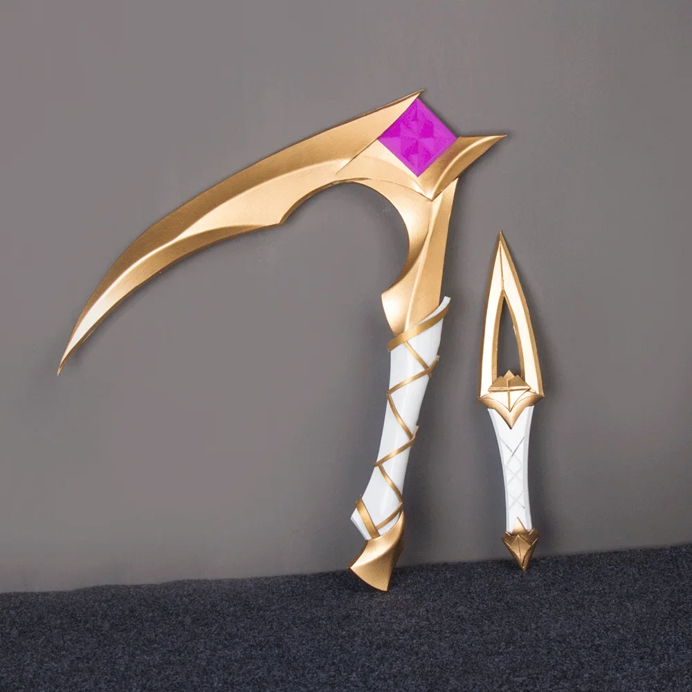 

LOL KDA Akali Sword Weapons Cosplay Costume Props Accessories Sickle and Dagger Set