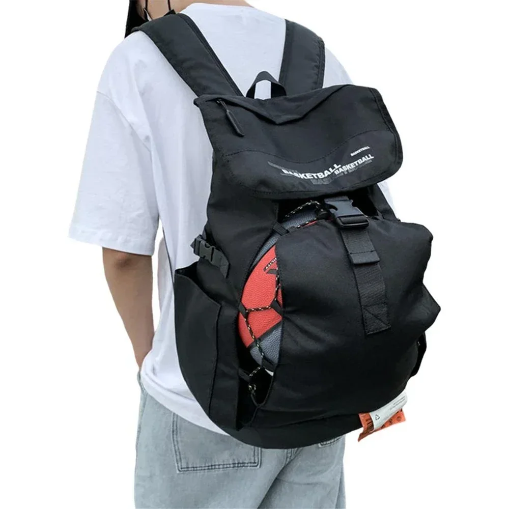 New Basketball Sports Backpack Man Sport Bag Large Capacity Gym Backpack Men\'s Gym Bag with Ball Shoe Compartment Basketball Bag