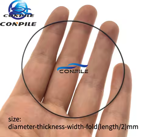 0.5mm thick width transmission rubber drive belt for Sony walkman repeater cassette deck counter audio tape recorder turntable