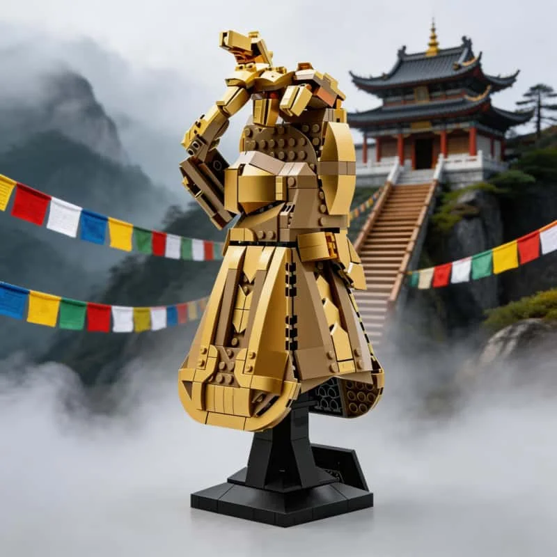 

Новая модель 2026 года: Желтые перчатки MOC, декоративный элемент для дома, конструктор, подарок на Рождество, день рождения, праздник