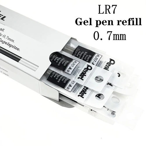Imagen 2 del producto 12 unids/caja Pentel recambios de bolígrafo de Gel LR7 para BLN75/BLN105/K600/BL625/BLP75/ect bolígrafos de Gel para volver a la escuela papelería Kawaii 0,7mm