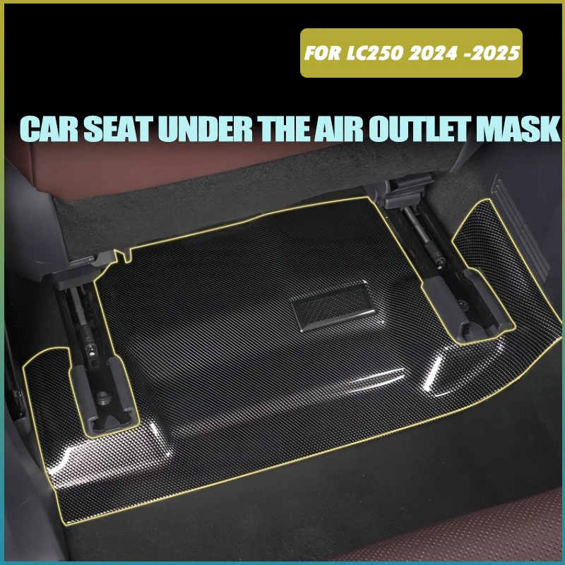 Car Seat Under The Air Outlet Mask Fit for Toyota Prado LC250 24-25 Car Full Package Air Conditioning Hole Anti-kick Cover