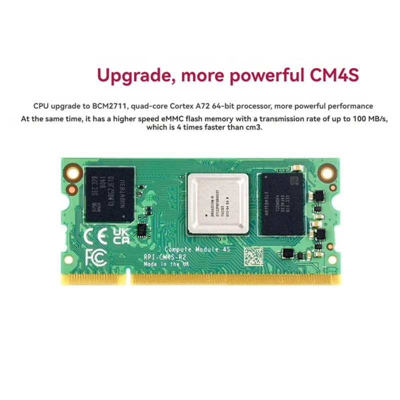 

Изысканный компьютерный модуль, плата Poe + CM4S 8G + 32G, комплект для вычислительного модуля Raspberry Pi CM4S, плата расширения 4S + ядра