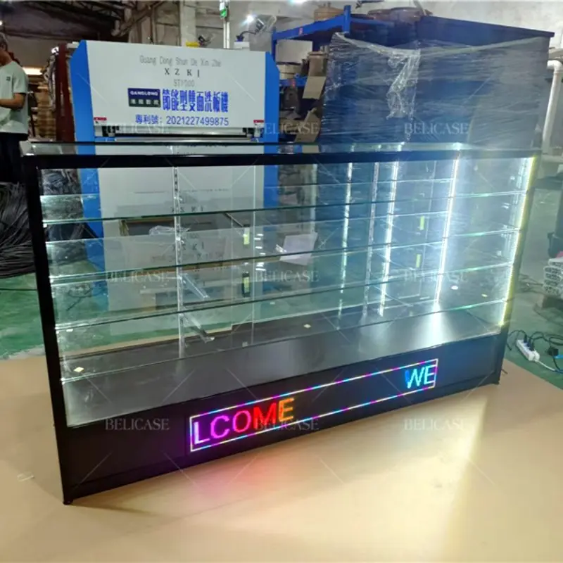 

customized.Cheapest Factory Glass Showcase Price Smoke Shop Show Cases Glass Display Smoke Display