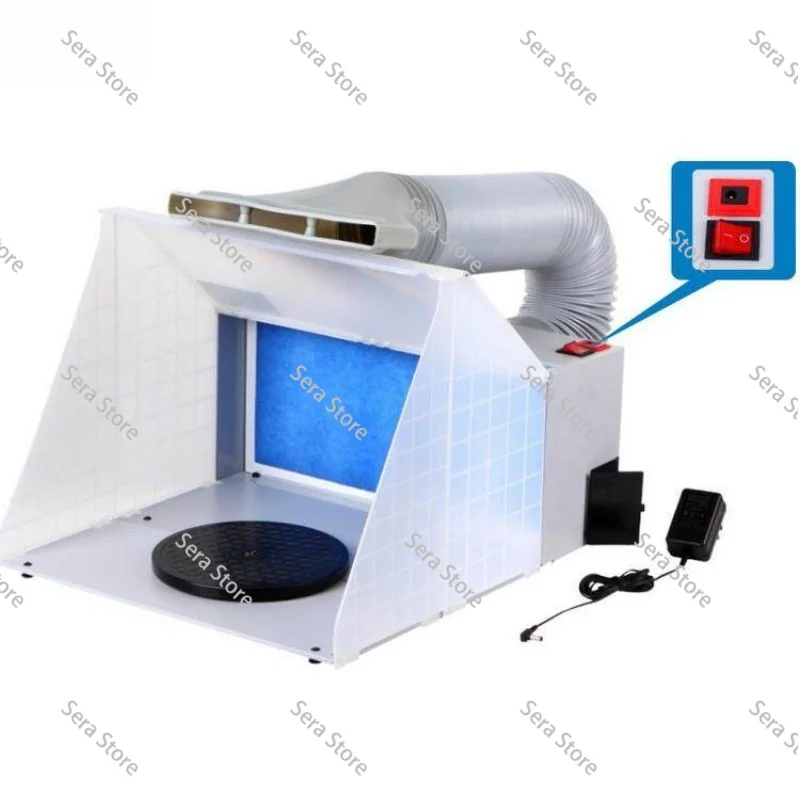 for Hobby Modeling Paint  Box Exhaust Fan Filter Airbrushing Art Craft //220~240V/50HZ Airbrush Spray Booth