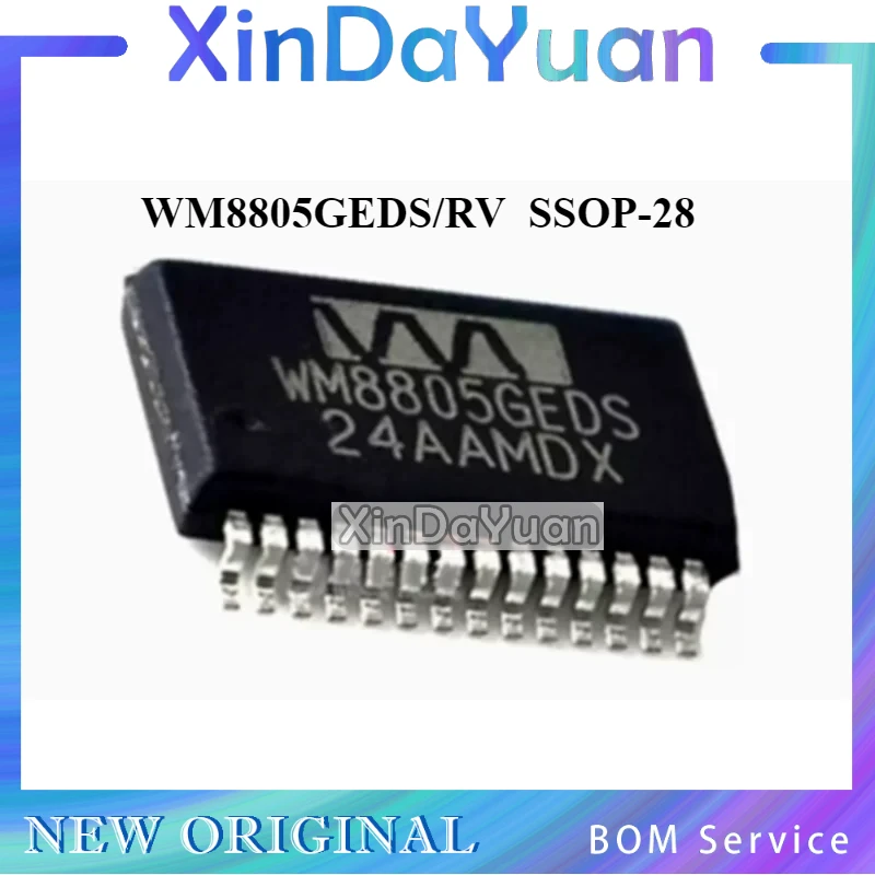 

5 pcs WM8805GEDS/RV SSOP-28 Digital Interface Transceiver IC Chip