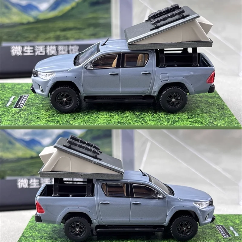 Tarmac Works 1/64 Toyota Hilux Legering Speelgoed Motorvoertuig Diecast Metaal Model Geschenken