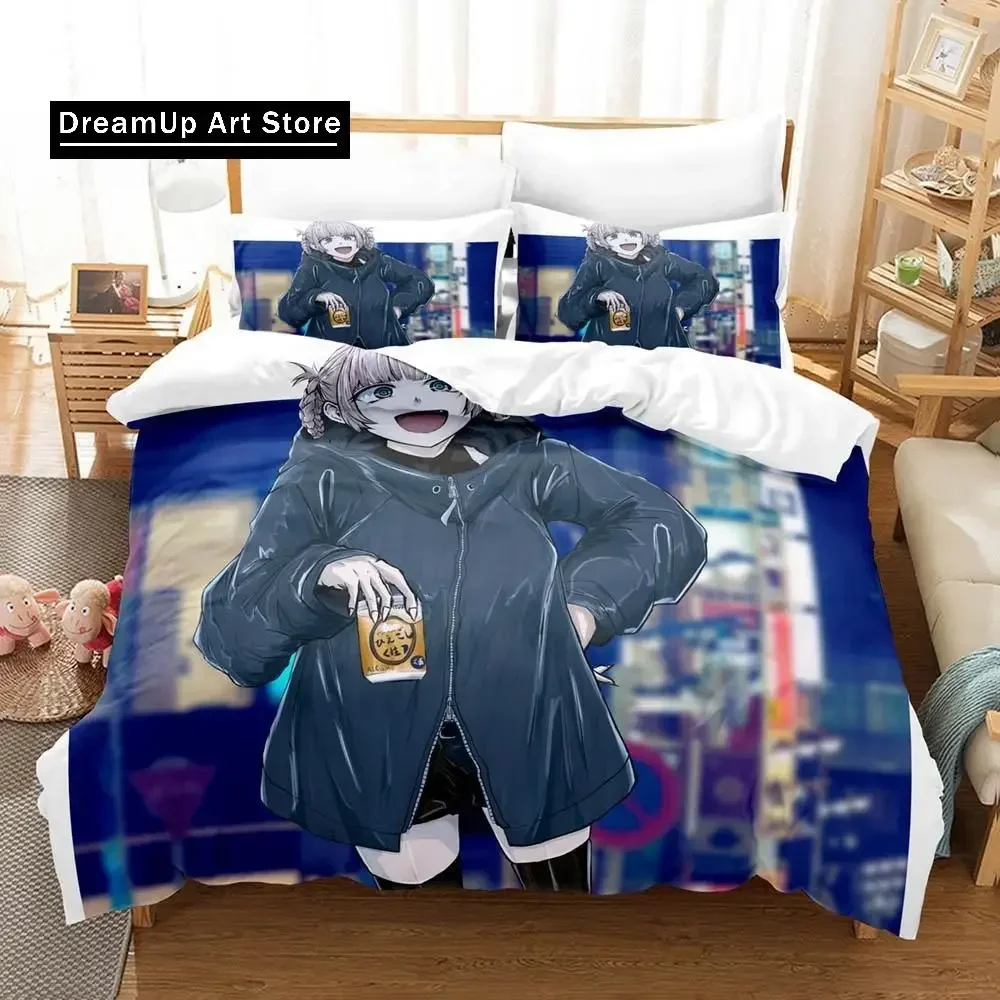 

Комплект постельного белья с 3D принтом аниме «Зов ночи» для мальчиков и девочек, односпальная королева, полноразмерный пододеяльник, наволочка, кровать для взрослых, спальня